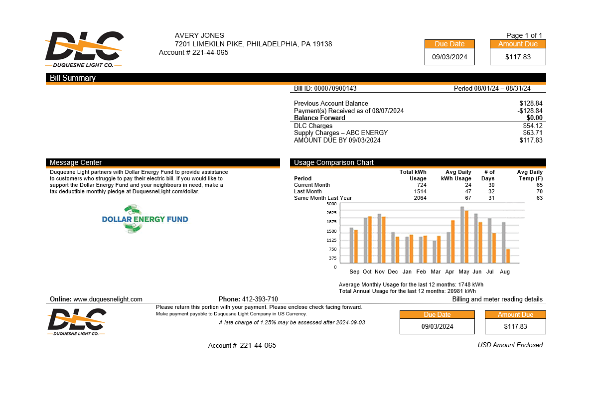  Minol USA business utility bill 